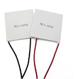 DAOKI 2PCS TEC1-12706 12V 60W Heatsink Thermoelectric Cooler Cooling Peltier Plate Module 12V 6A