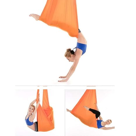 YUEBAOBEI Hamacas De Yoga Aéreas/Columpio De Seda De Primera ...