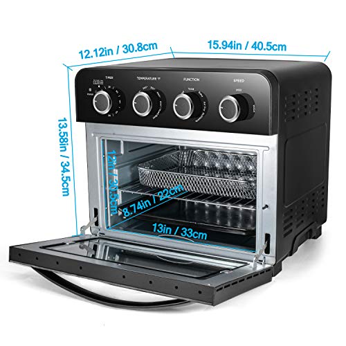 OSTBA Air Fryer Oven 1700W Multifunctional Convection Toaster Oven