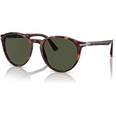 Persol PO3152S Round Sunglasses for Men | Premium acetate frame. Multiple frame colors &amp; lens options. Bonus kit: cleaning spray, cloth, screwdriver &amp; mirror.