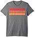 Calvin Klein Men's Short Sleeve Knockout Logo Stripe Crew Neck T-Shirt
