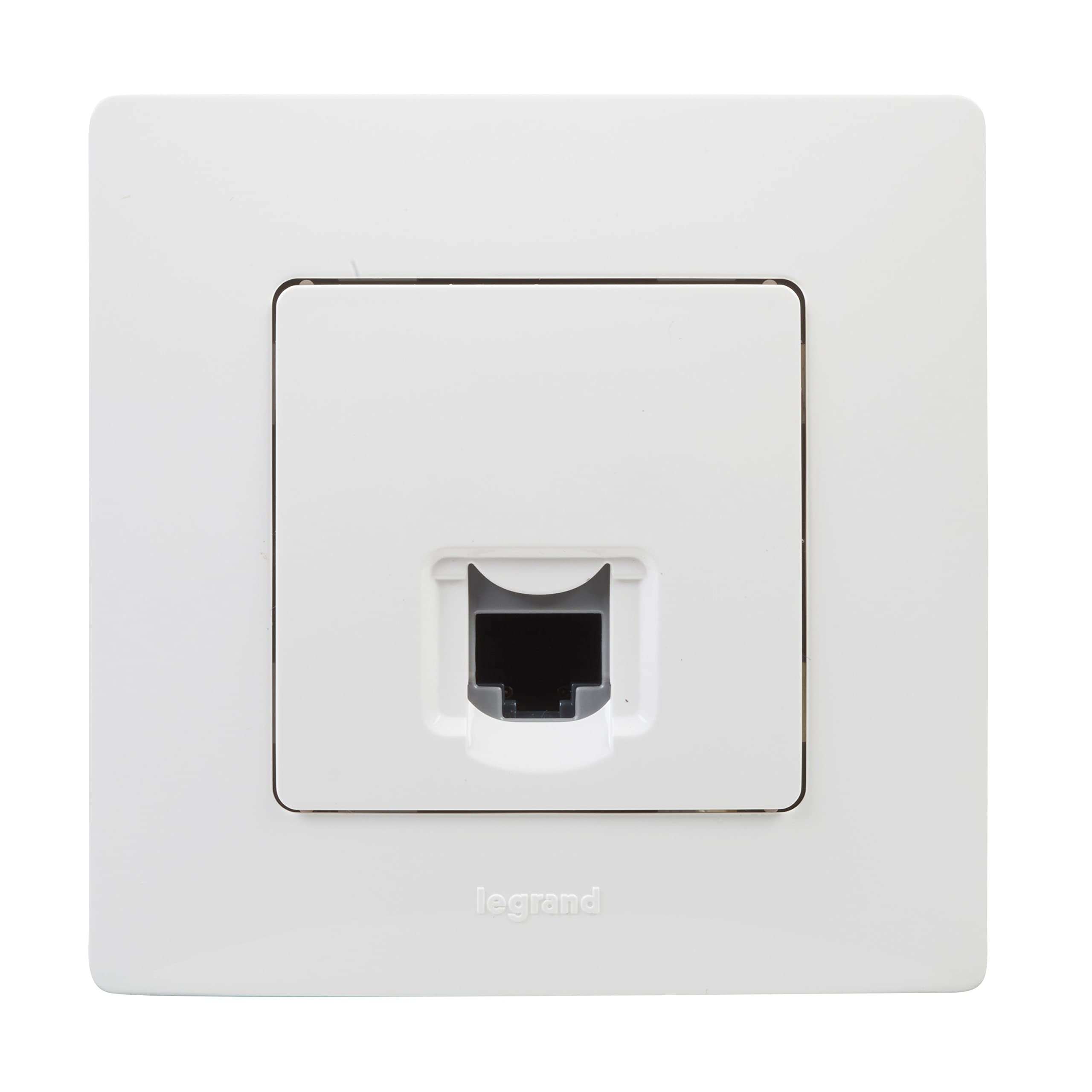 LEGRAND Niloé Monoblock RJ45 Category 5 Data Socket, Full Mechanism, White, 396444