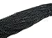CleverDelights 2.4mm Ball Chain Necklaces - Dark Black Color - 20 Pack - 24 Inch Length