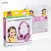 Pebble-Gear-Childrens-Headphones-Pink-Stereo-Kids-Headphones-35-mm-Jack-Cable-85-dB-Volume-Limiter-Adjustable-and-Foldable-Headset-Washable-Ear-Cups-Music-Sharing-Function-3D-Design Pebble Gear Children's Headphones Pink - Stereo Kids Headphones, 3.5 mm Jack Cable, 85 dB Volume Limiter, Adjustable and…