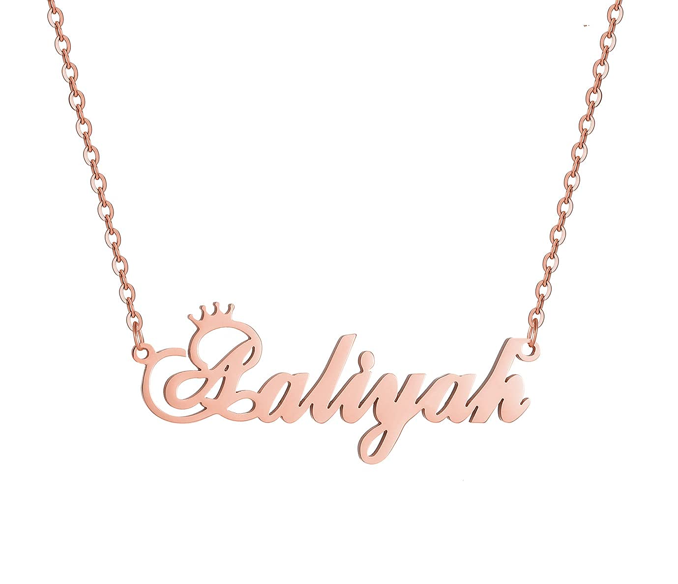 Custom Silver Name Necklace Personalized for Women