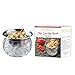 Perlli - Party Serving Bowl Dish with Ice Container Includes Stainless Steel Chilled Dip Bowls - Crystal clear acrylic Ice Bowl Supplies - 22-OZ