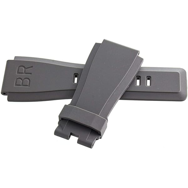 Bell & Ross Original 24mm x 24mm Yellow Rubber Replacement Strap