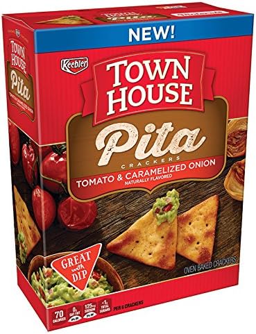 Town House Pita Tomato &amp; Caramelized Onion Crackers, 9.5 oz