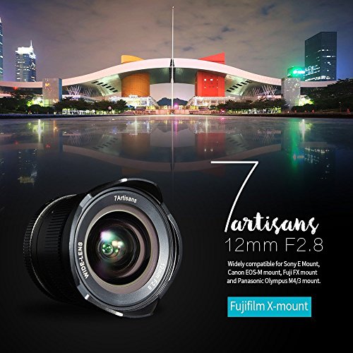 7Artisans 12 mm F2.8 APS-C Grand Angle objectif fixe manuelle pour Fuji X Mount Camera comme X-A1 X-a10 X-A2 X-a3 X-at X-M1 XM2 X-T1 X-T10 X-t2 X-t20 X-Pro1 X-pro2 X-E1 X-E2 X-E2s - Image 6