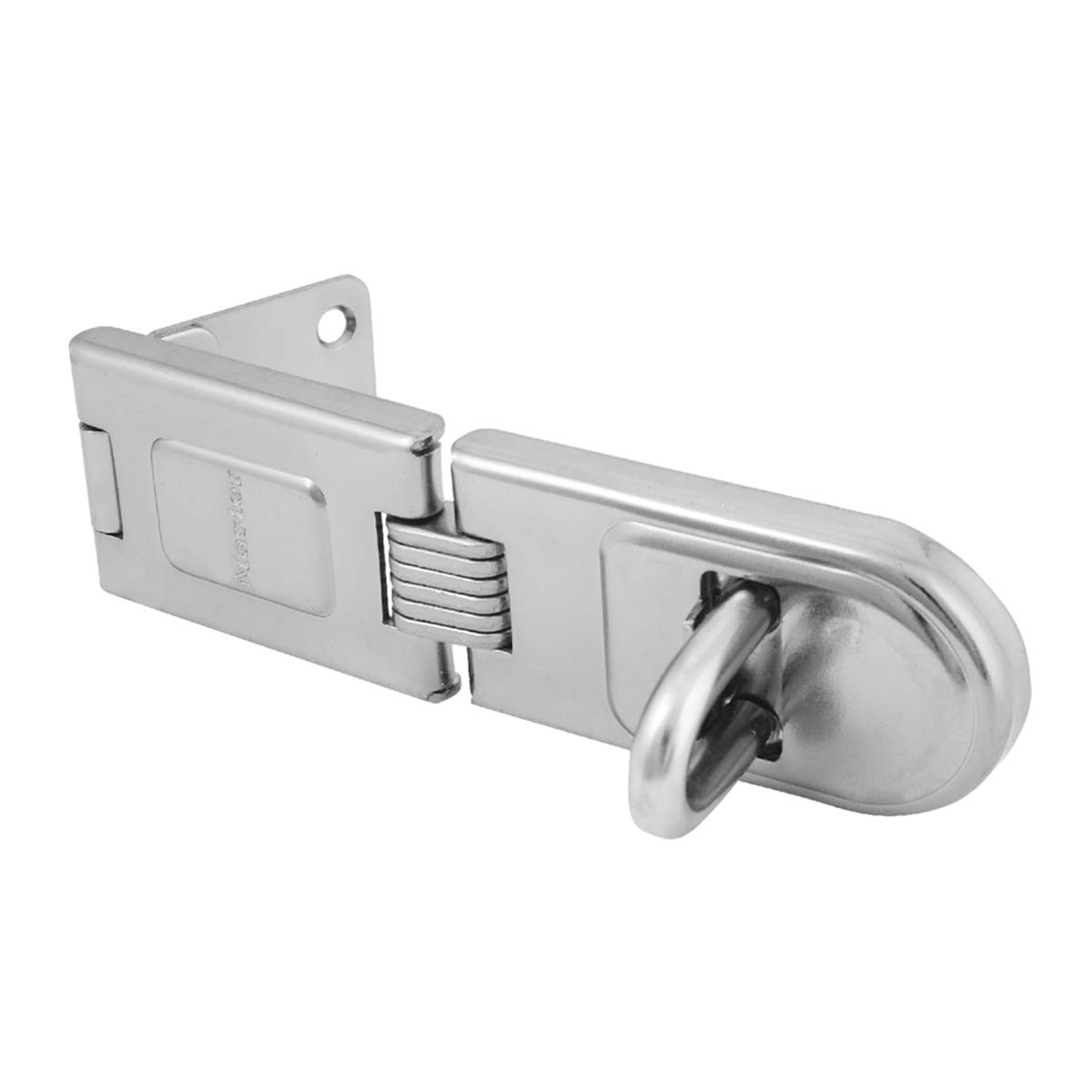 Master Lock 720EURD Heavy Duty Outdoor Door Padlock Single Hinge Hasp, 16 x 4,5 cm