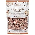 Candy Shop Coffee Candy, Cafe Latte Candy, Rich and Creamy Gourmet Hard Candy, Authentic Brazilian Coffee Flavor, Individually Wrapped, Resealable Bag (Cafe Latte, 12 Oz)
