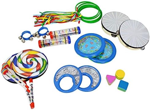 A-Star 21 Piece Sensory Development Percussion Set including Storage Box, Educational Therapy Musical Instruments for Children - Image 4