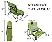 STRONGBACK Low Gravity Beach Chair Heavy Duty Portable Camping and Lounge Travel Outdoor Seat with Built-in Lumbar Support