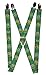 Teenage Mutant Ninja Turtles Deep Green Turtle Faces Suspenders