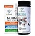 EZ Level 100 Ketone Test Strips For Diabetics Paleo Ketogenic Low Carb Dieters (100 Count)