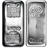 Silver Bar - 1 Kilo (32.151 Troy ozs).999 Pure