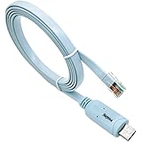 USB Console Cable USB to RJ45 Cable Essential Accesory of Cisco, NETGEAR, Ubiquity, LINKSYS, TP-Link Routers/Switches for Lap