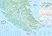 Antarctica & Tierra del Fuego Travel Reference Map 1:7M / 1:750K