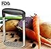 Potato Masher + Vegetable Peeler kitchen set. Heavy duty Stainless steel & Ergonomic long handle.