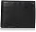 Buxton Men's Emblem Zip Convertible Nappa Lambskin Wallet, Black, One Size