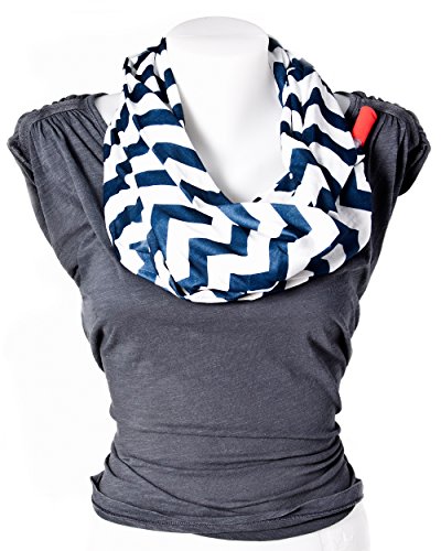 FlaskScarf Women's Jersey Infinity Novelty Flask Scarf (Hidden 8 Ounce Bladder)