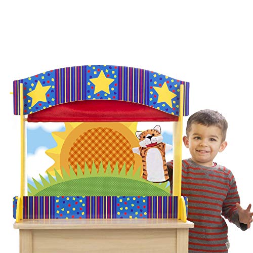 2 Melissa+Doug+Tabletop+Puppet+Theater