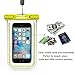 ivoler Waterproof Phone Pouch, [2 Pack] IPX8 Fluorescent Design Universal Waterproof Case Dry Bag for Ourdoor Sports Compatible for iPhone, Samsung and Other 6.2