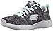 Skechers Sport Women's Burst New Influence Fashion Sneaker,Black/Light Blue,10 M US