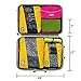 BAGSMART Travel Hanging Toiletry Cosmetic Bag Carry-on Makeup Organizer Portable Travel Kit Organizer, Green