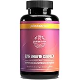 Primal Harvest Hair Growth Vitamins, Hair Growth for Women & Men - 60 Hair Growth Pills, Natural Hair Thickening Products for w/Biotin & Zinc - Hair Supplement, Regrowth Hair Vitamins