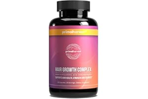 Primal Harvest Hair Growth Vitamins, Hair Growth for Women & Men - 60 Hair Growth Pills, Natural Hair Thickening Products for w/Biotin & Zinc - Hair Supplement, Regrowth Hair Vitamins