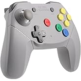 Retro Fighters Brawler64 Wireless Edition N64 Controller - Compatible with Nintendo 64 - Gray