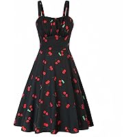 ワンピース Cherry Pattern Layered Cami Dress Fubail / Cherry Pattern Layered Cami Dress