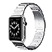 EloBeth Compatible with Apple Watch Bands Series 4 3 2 1 iWatch Band 40mm 38mm Men Stainless Steel Metal Band (38mm&40mm Sliver)