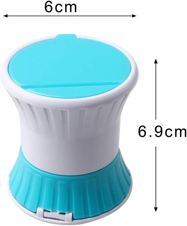 kuou LIding Pill Crusher, 3 in 1 Multifuntion Pill Cutter/Crusher/Box for Small Pills, Blue - Image 4
