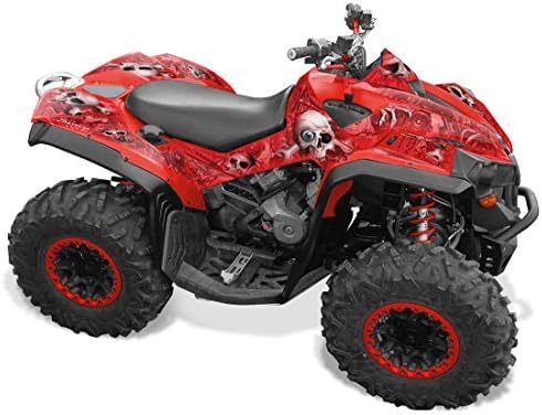 Can Am Renegade 800 Graphics - Red Head Creeps Design