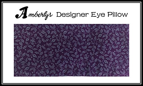 Amberly Lavender Yoga & Mediation Eye Pillow for Relaxing Insomonia Relief (Individual Eye Pillow, Design 12)