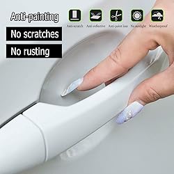 ASUBHA 4PCS Car Door Handle Scratch