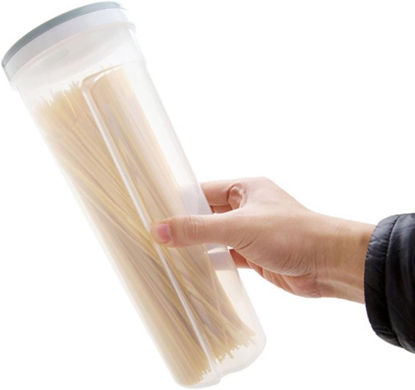 Tall Food Storage Spaghetti Noodle/Pasta Container Airtight, Leakproof with Locking Lids
