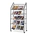 Safco Products 4129CH Mobile Literature Rack, Charcoal