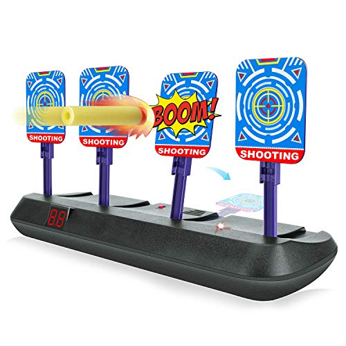 FREE TO FLY Shooting Target for Nerf Gun, Electronic Scoring Auto Reset