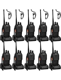 Ansoko Walkie Talkies 2/4/6/10 - Lote de accesorios, 10 unidades