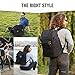 Point Coast 18x14x8 Personal Item Under Seat Travel Carry On Backpack Waycarrier II (black)