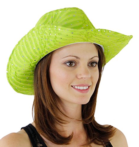 lime green cowboy hat