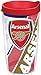 Tervis 1242541 Premier League - Arsenal Insulated Tumbler with Wrap and Red Lid, 16oz, Clear