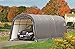 ShelterLogic Garage-in-a-Box Rountop, Grey, 12 x 20 x 8 ft.