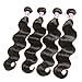 Colorful Queen Brazilian Virgin Hair Body Wave Remy Human Hair 4Bundles Weaves 100% Unprocessed Hair Extensions Natural Color 16 18 20 22Inch