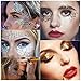Body Glitter, Face Glitter NICEAUTY Chunky Nail Glitter 6 Colors Cosmetic Glitters Makeup Glittter with 1pcs Long Lasting Safe Non Toxic Fix Gel for Festival Face,Makeup,Body,Hair & Nail