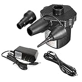 CAMTOA Portable DC Electric Air Pump, Inflator/Deflator Electric Pumps - Vacuum Compression Bags Suction Pump-110V AC/12V DC-Perfect for Using Outdoor and Indoor