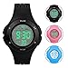 Kids Watch Waterproof Children Electronic Watch - Lighting Watch 50M Waterproof for Outdoor Sports,LED Digital Stopwatch with Chronograph, Alarm, Child Wrist Watch for Boys, Girls - PerSuper (Black)